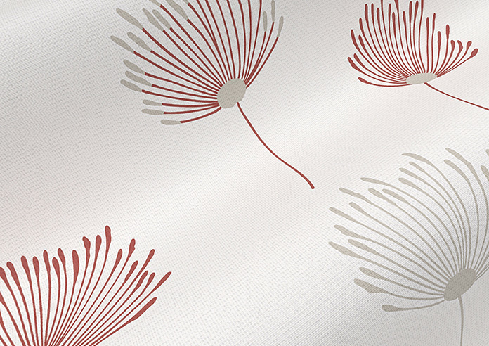 Daphne, Vermillion - Twist&Fit Roller Blind - Image 4